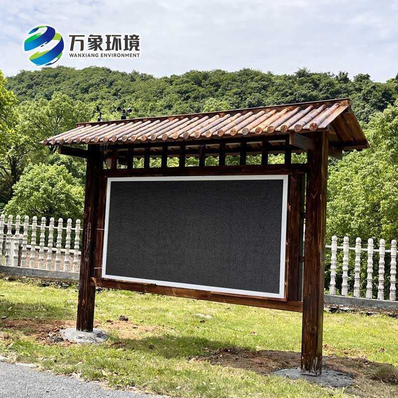 防腐木負氧離子監(jiān)測站：外觀精美，制作精良