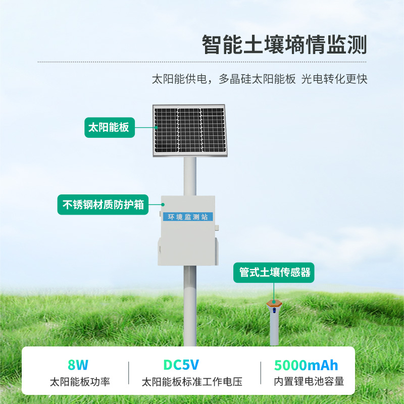 管式土壤含水率監測站，土壤健康程度一站式掌握